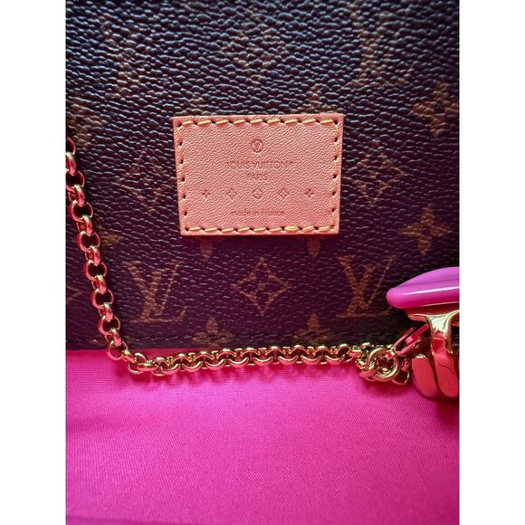 Louis Vuitton Vernis reade PM NM Neon Pink Crossbody Bag - Picture 8 of 12